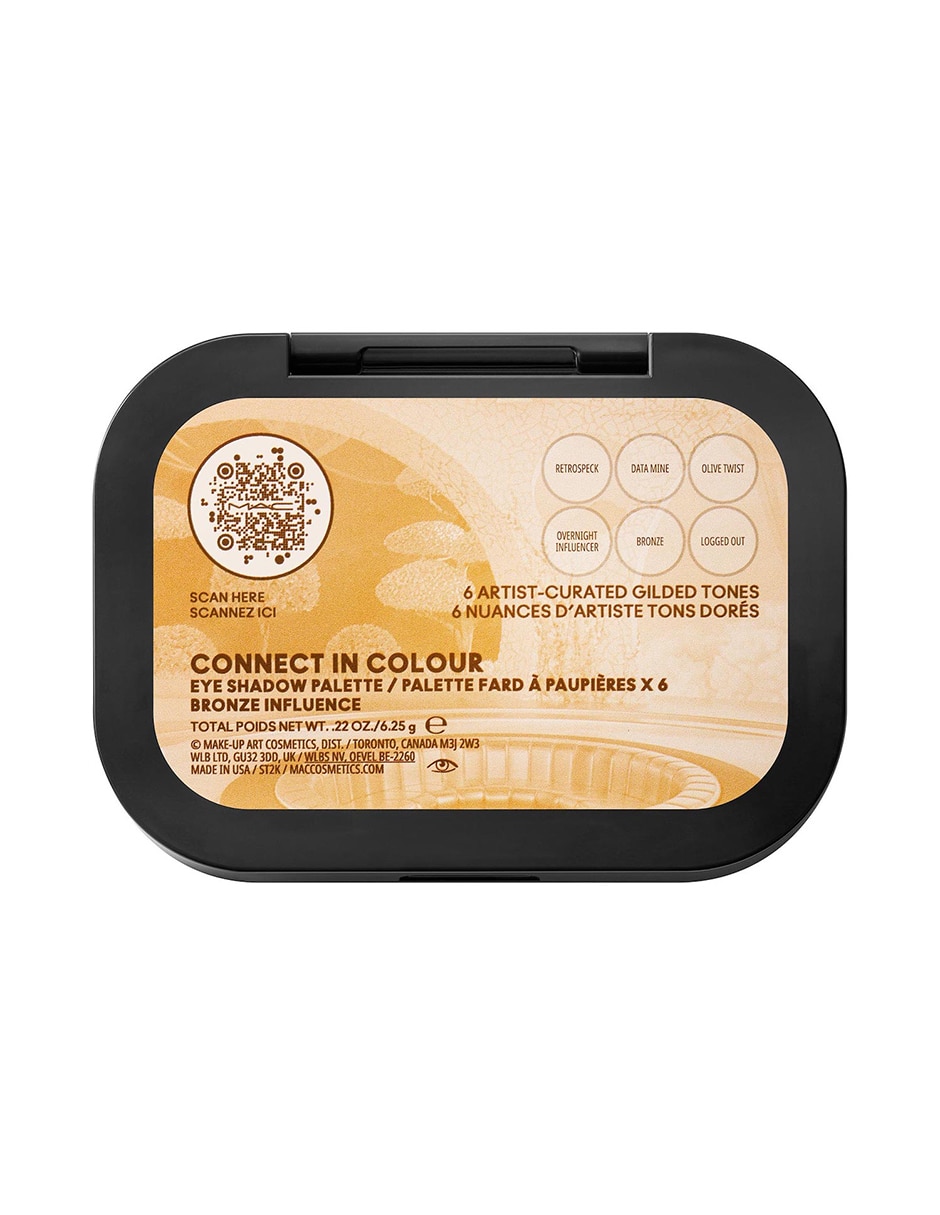 MAC CONNECT IN COLOUR PALETA SOMB,BRONCE
