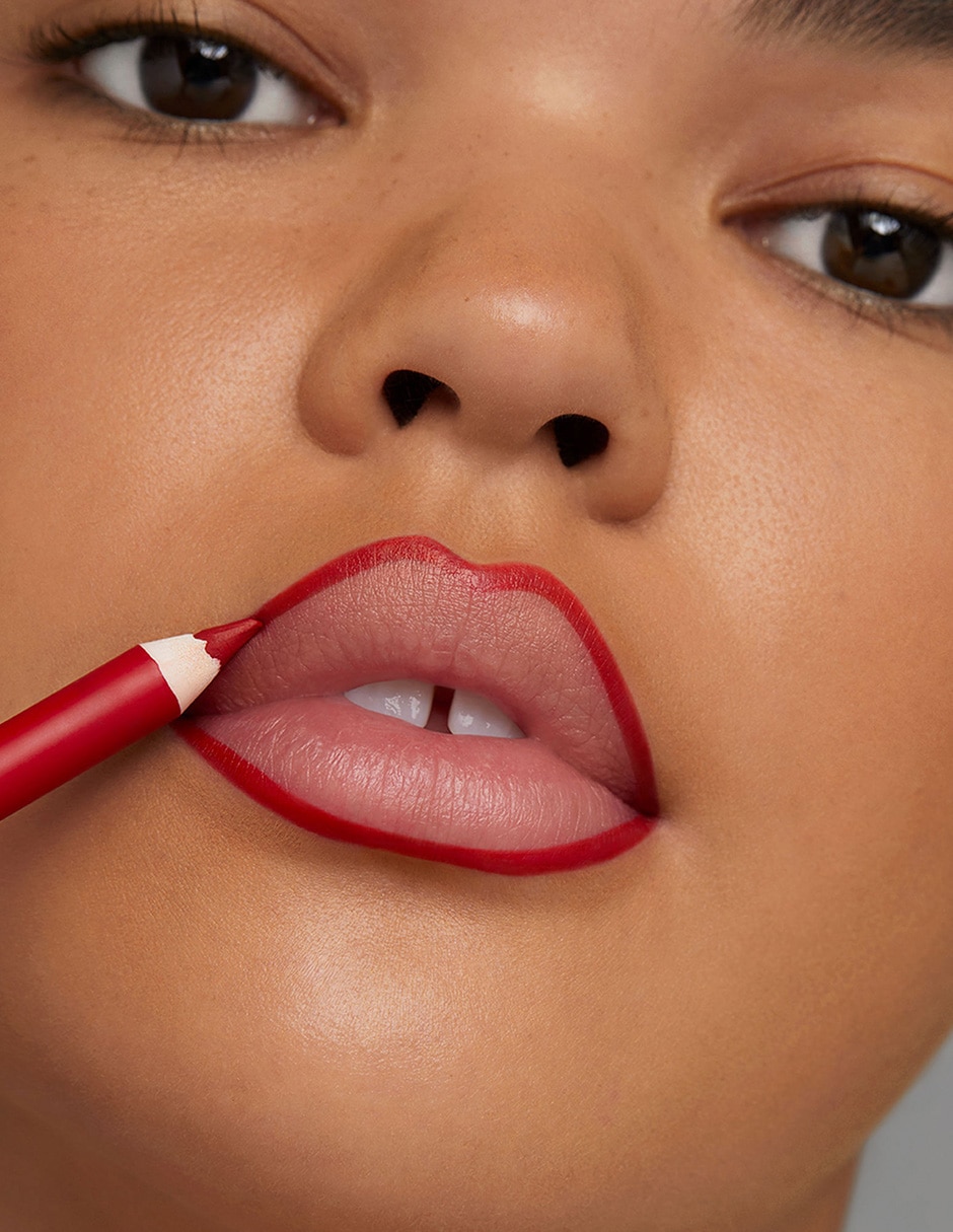 DELINEADOR PARA LABIOS EL DOUBLE WEA,ROJ