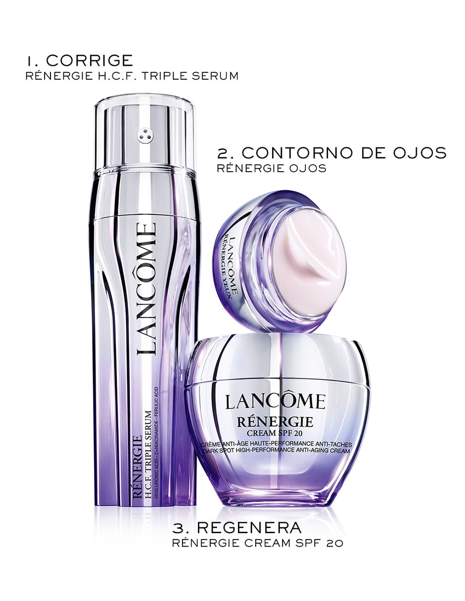 Crema facial recomendada para reafirmar  día y noche  Rénergie para todo tipo piel 4
