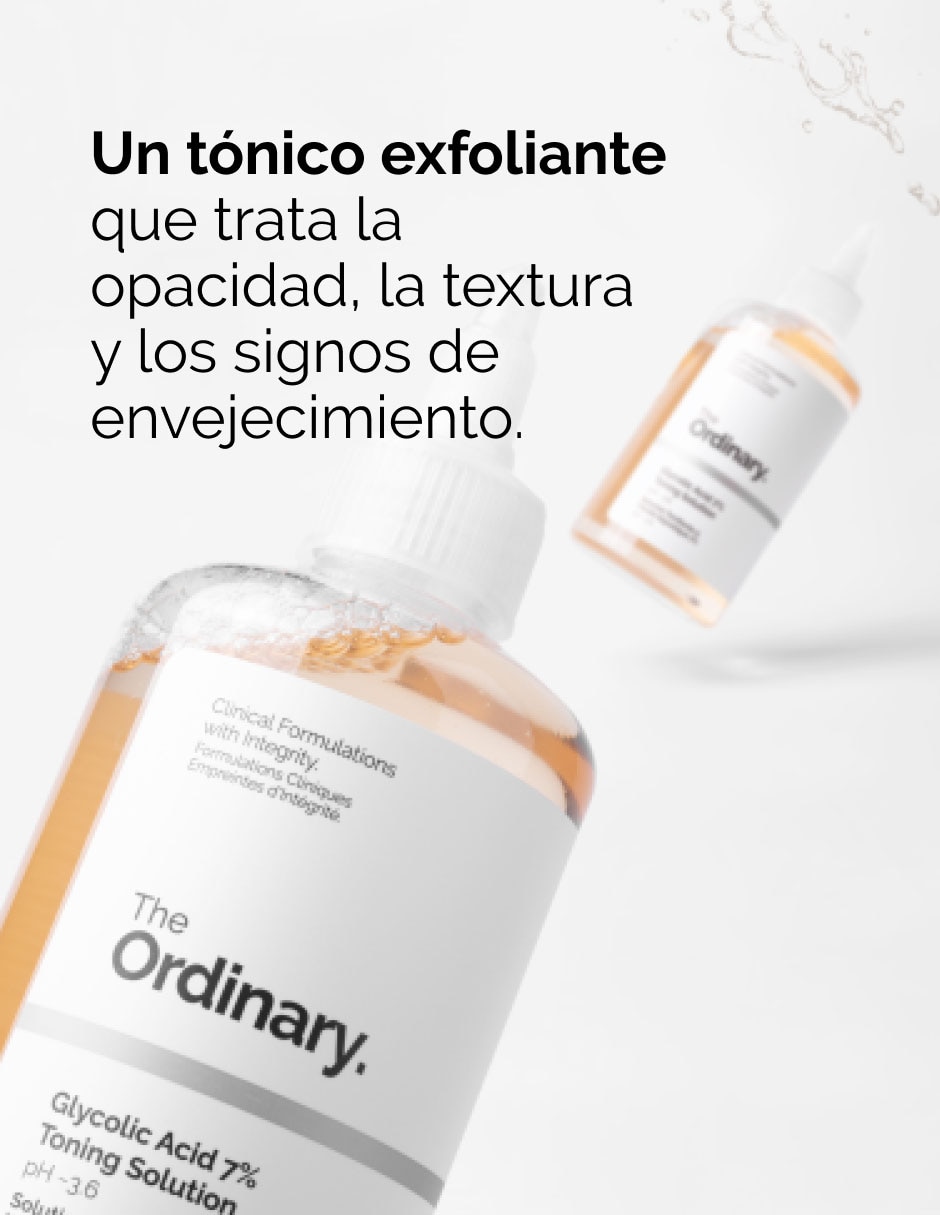 THE ORDINARY Tónico Exfoliante Con Acido Glicólico 7 The Ordinary