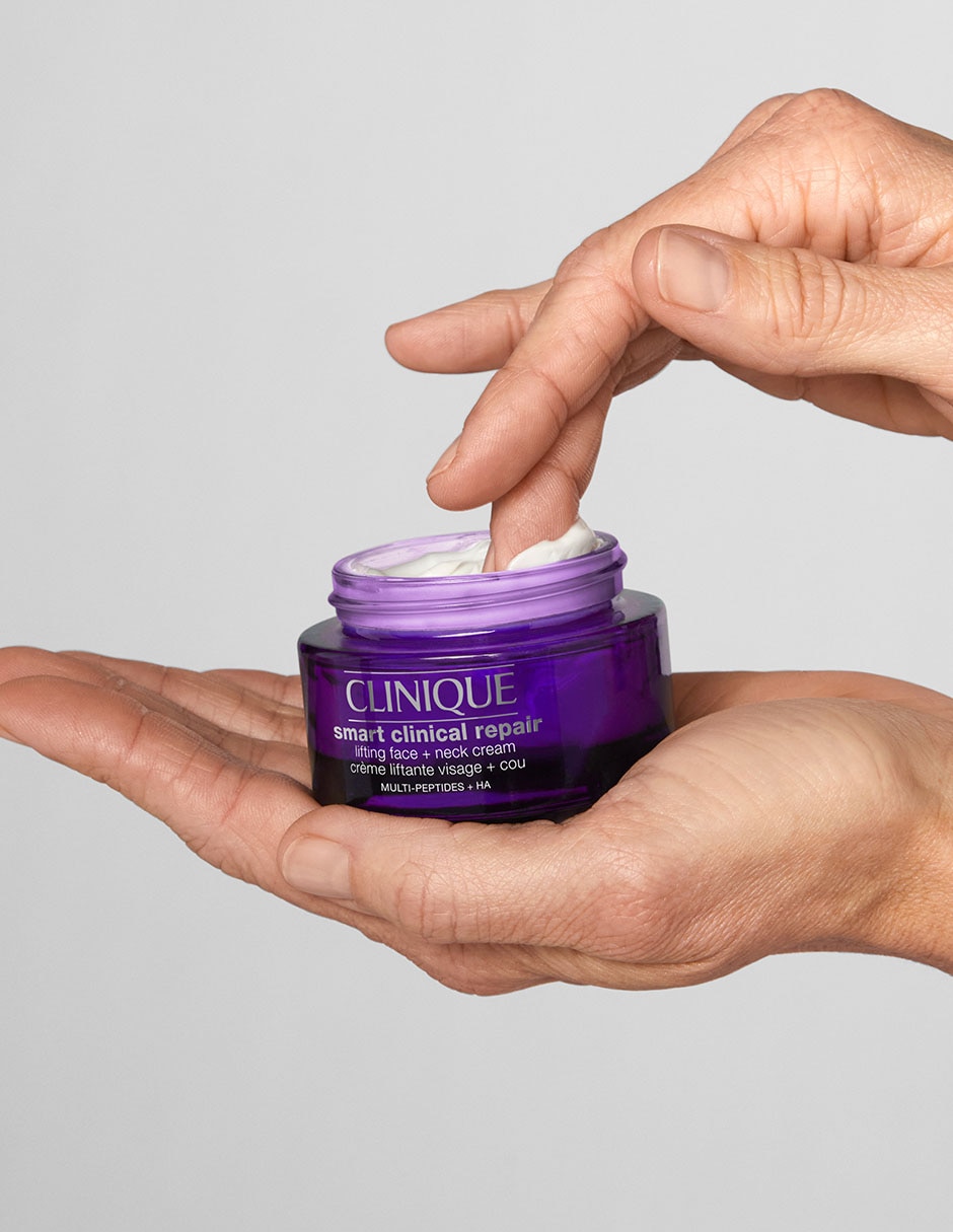 Crema para rostro y cuerpo recomendada para prevenir signos de la edad d’a y noche Smart Clinical Repair Lifting Face + Neck para todo tipo piel 2