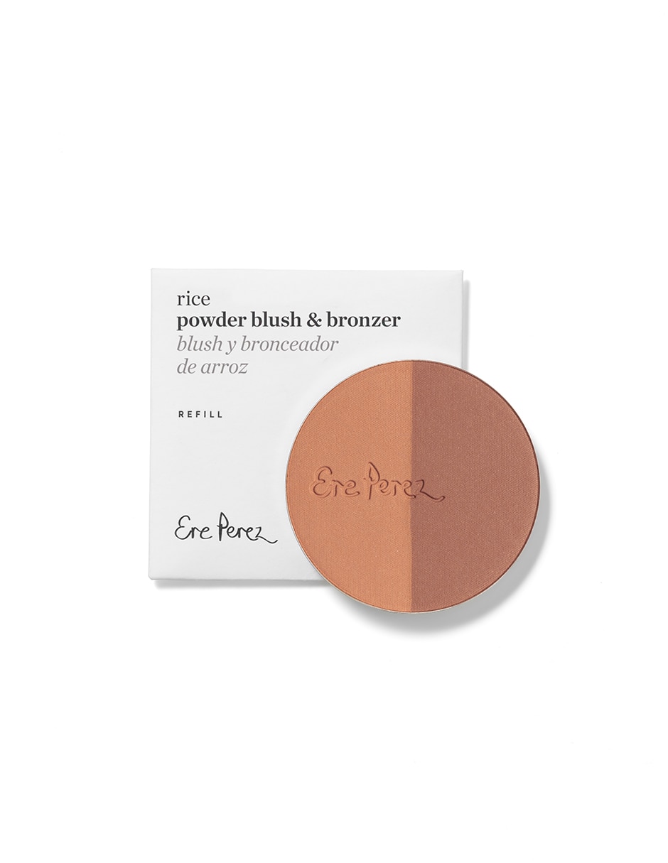 Blush en polvo compacto Rice powder bronzer