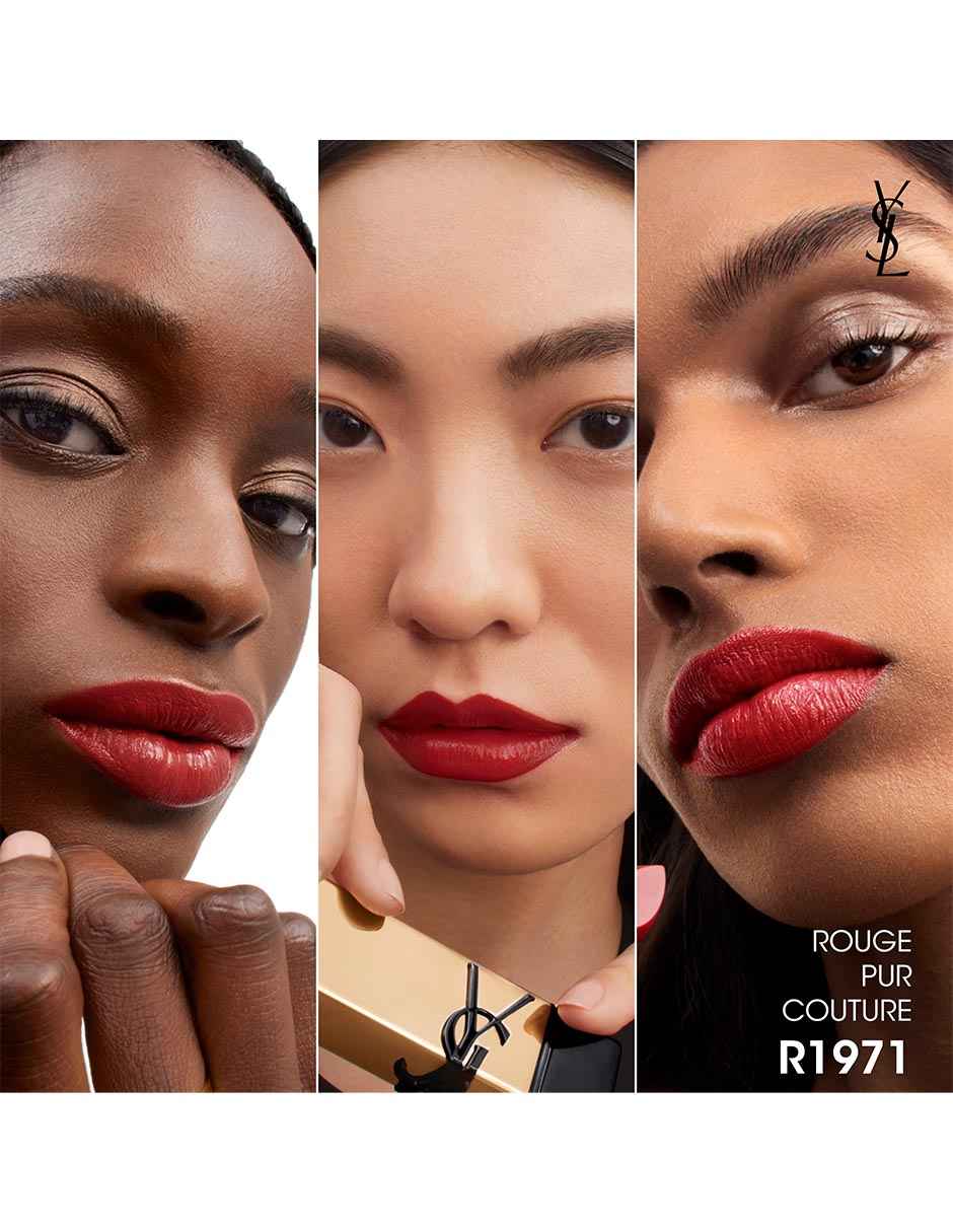 Labial satinado Rouge Pur Couture 3
