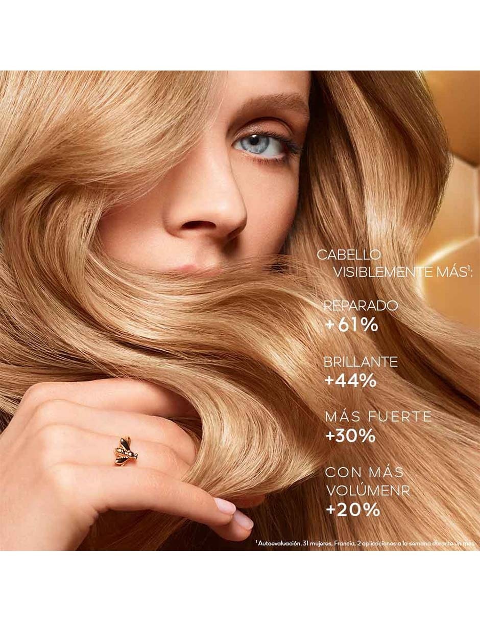 Mascarilla para cabello Abeille royale mascarilla double r luminosidad y reparación para nutrir 200 ml 7