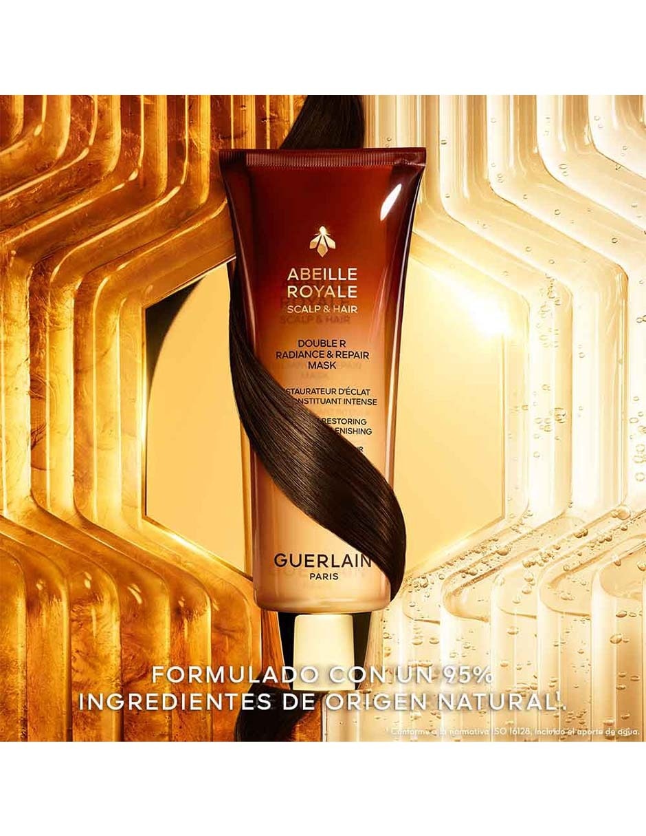 Mascarilla para cabello Abeille royale mascarilla double r luminosidad y reparación para nutrir 200 ml 8