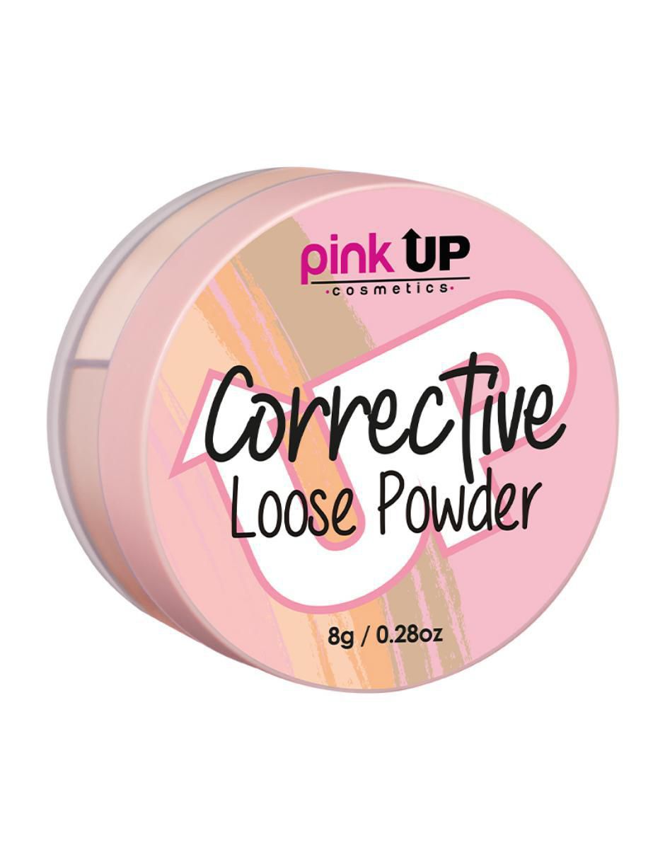 "corrector" pink up cosmetics corrective loose powder