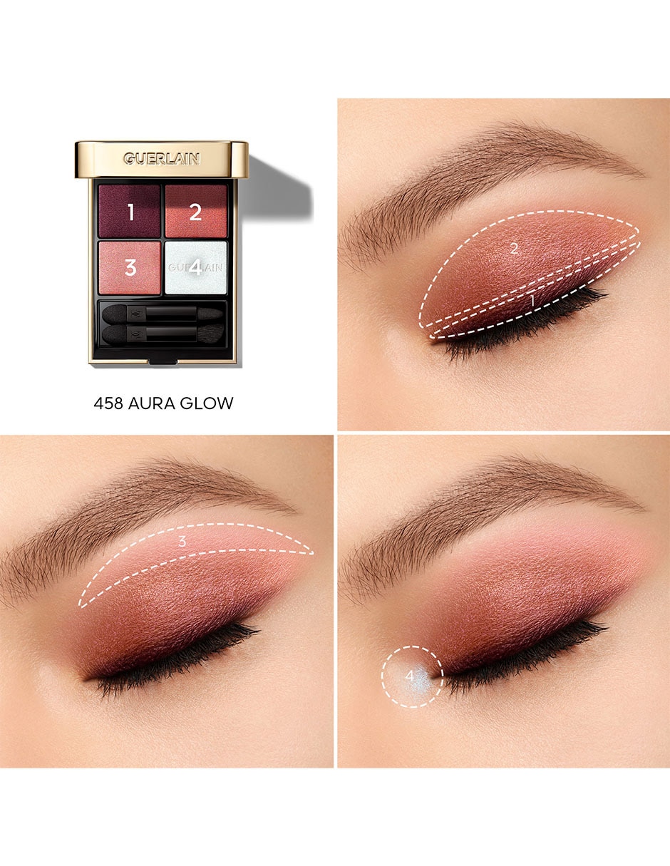 Paleta de sombras Ombres G 4 tonos 4