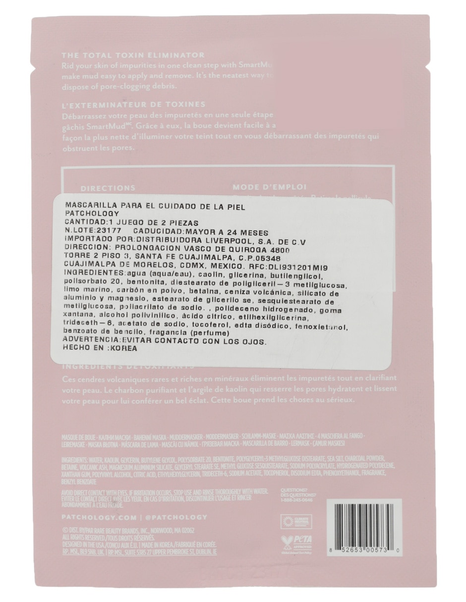 Mascarilla Smartmud Detox para desintoxicar 2