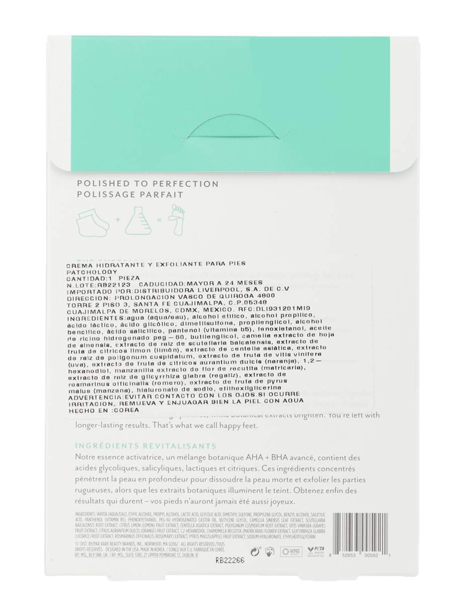 Mascarilla Poshpeel para exfoliar 5