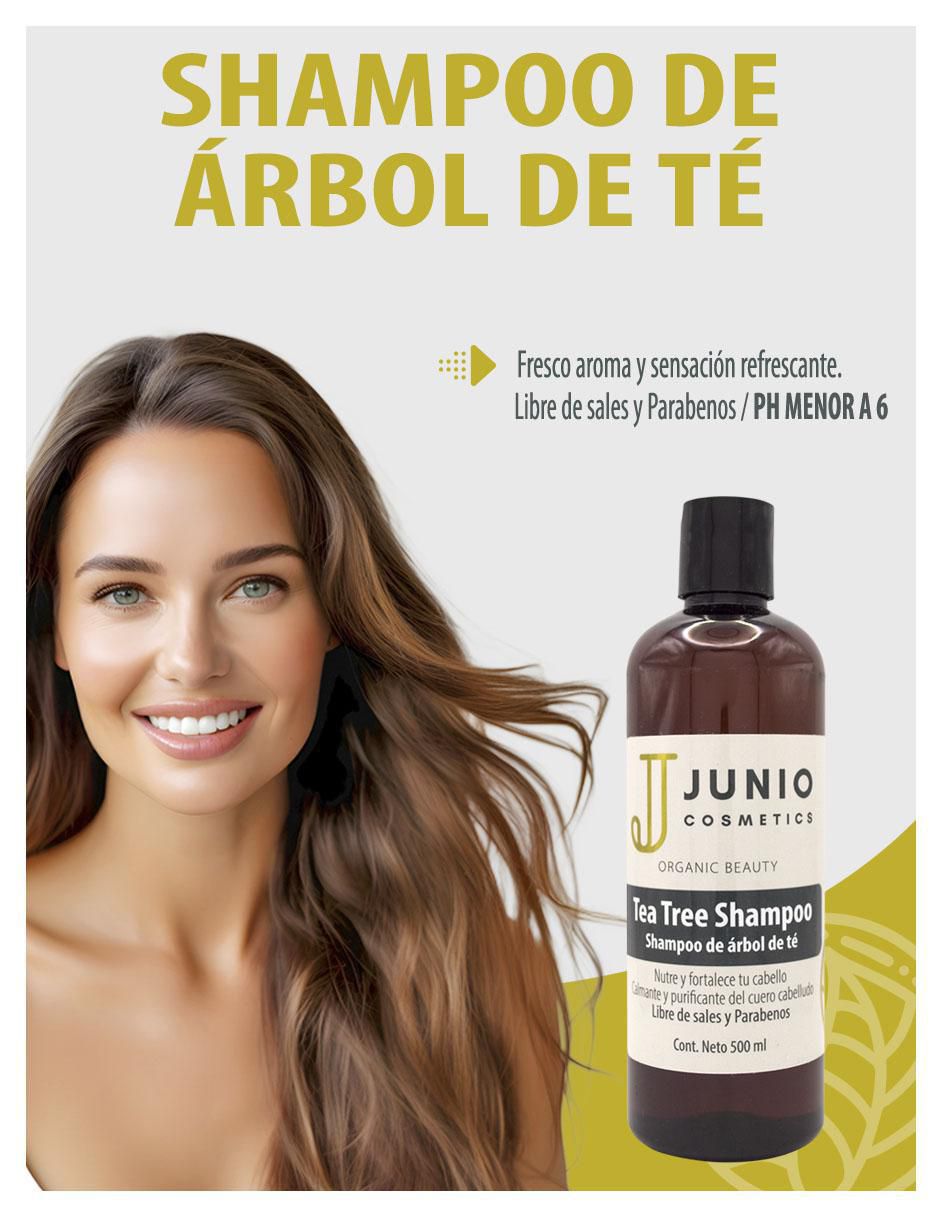 Shampoo hidratante para cabello tea tree 3