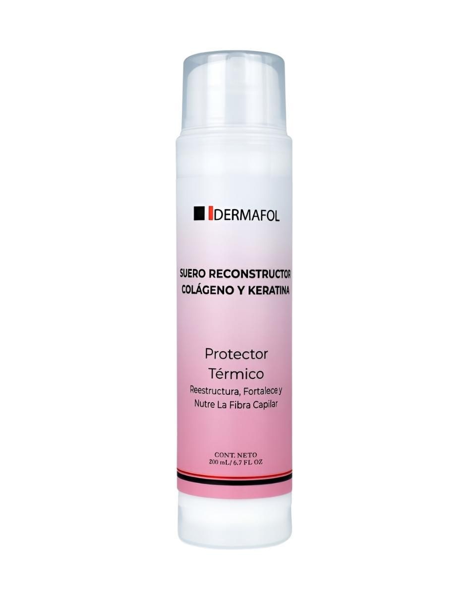 Sérum de protección térmica para cabello Colágeno y Keratina todo tipo piel