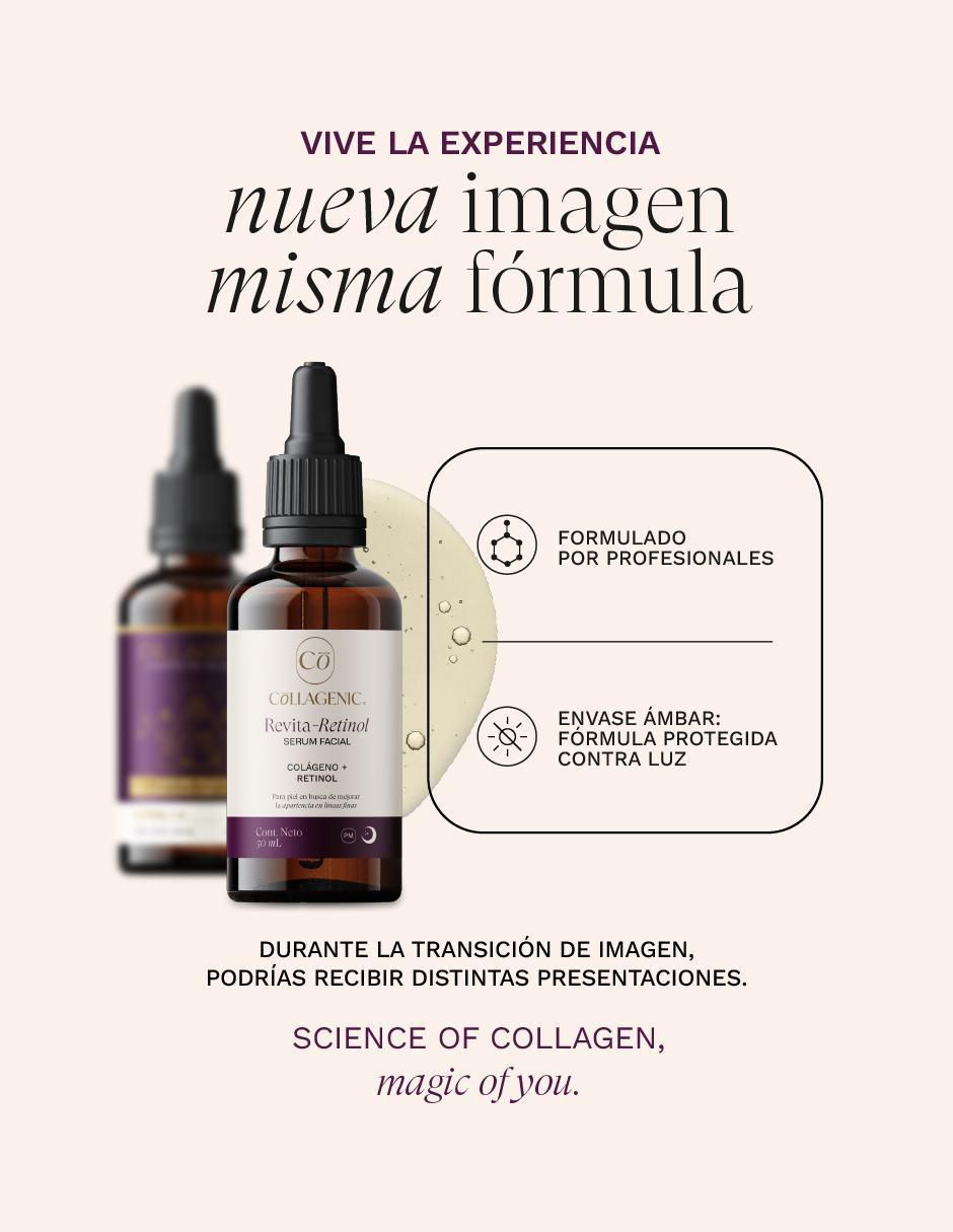 Sérum facial Set Antiarrugas Retinol + Colágeno 50 ml C/U Collagenic todo tipo piel 2