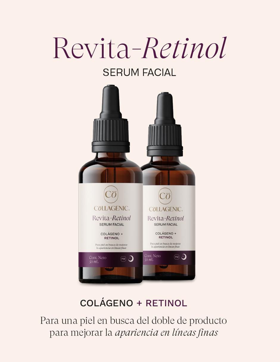 Sérum facial Set Antiarrugas Retinol + Colágeno 50 ml C/U Collagenic todo tipo piel 3