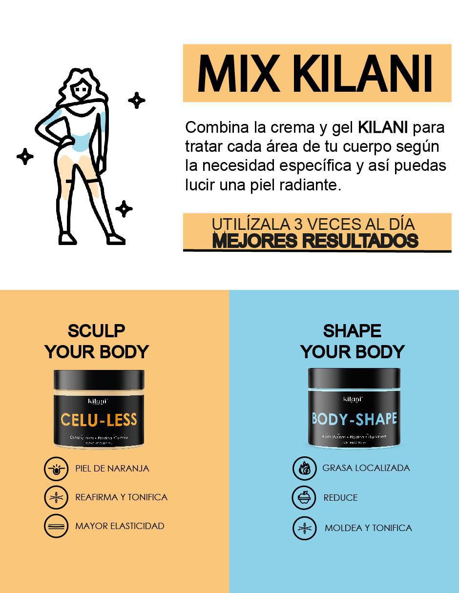 Set de crema para cuerpo recomendada para desinflamar y relajar día y noche para piel normal 10