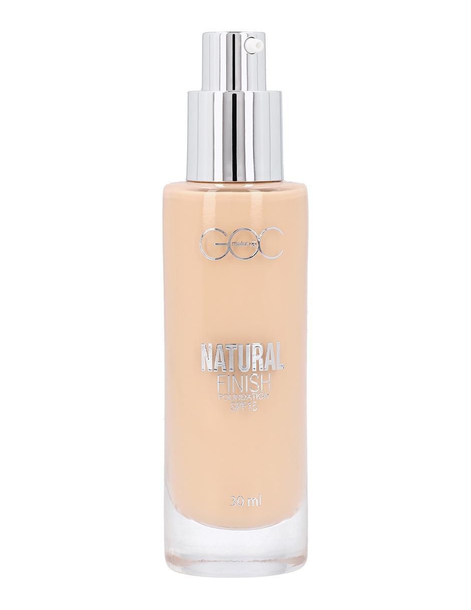 "base de maquillaje/set base de maquillaje" líquido goc foundation natural
