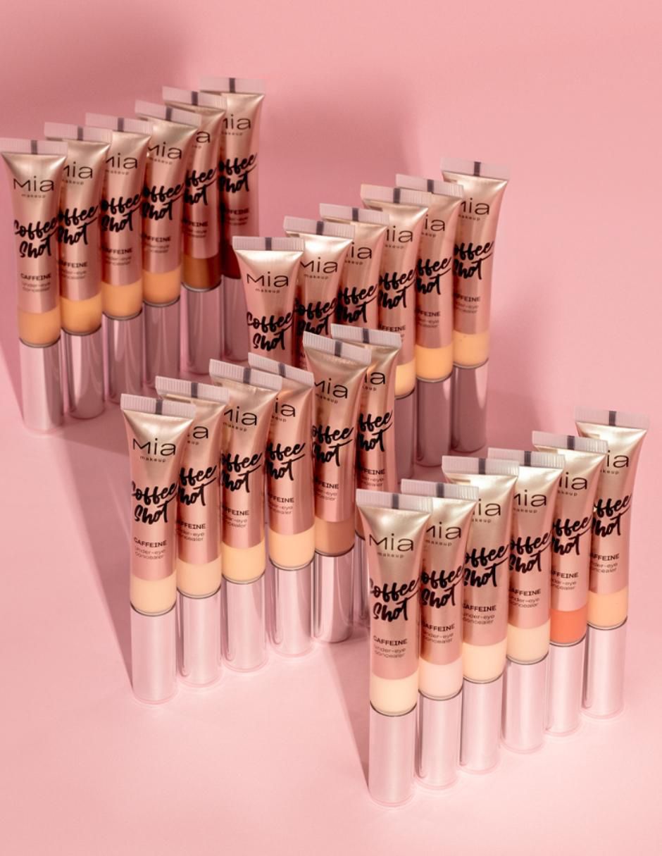"corrector" mia makeup coffe shot