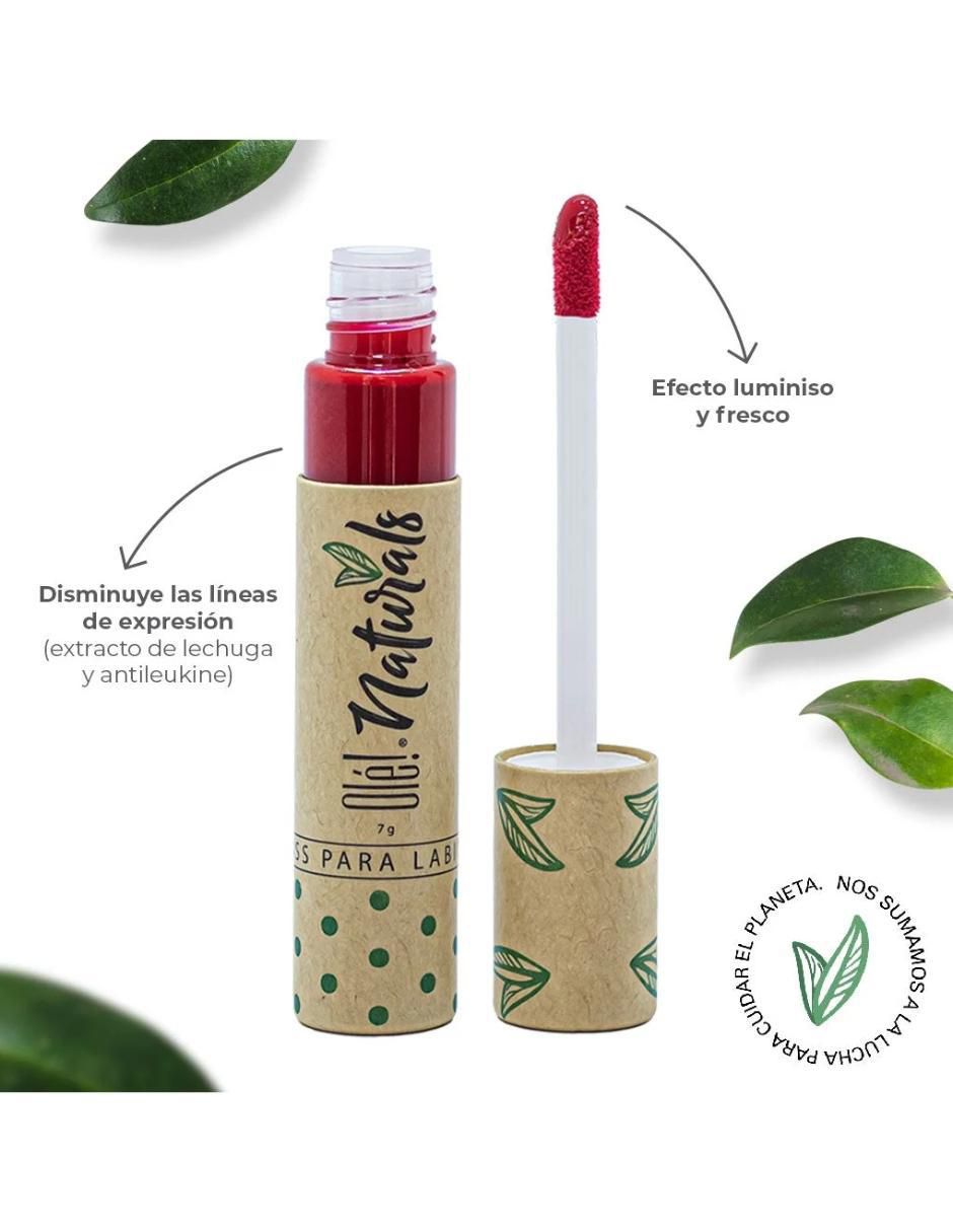 Labial brillante olé naturals sin familia o colección