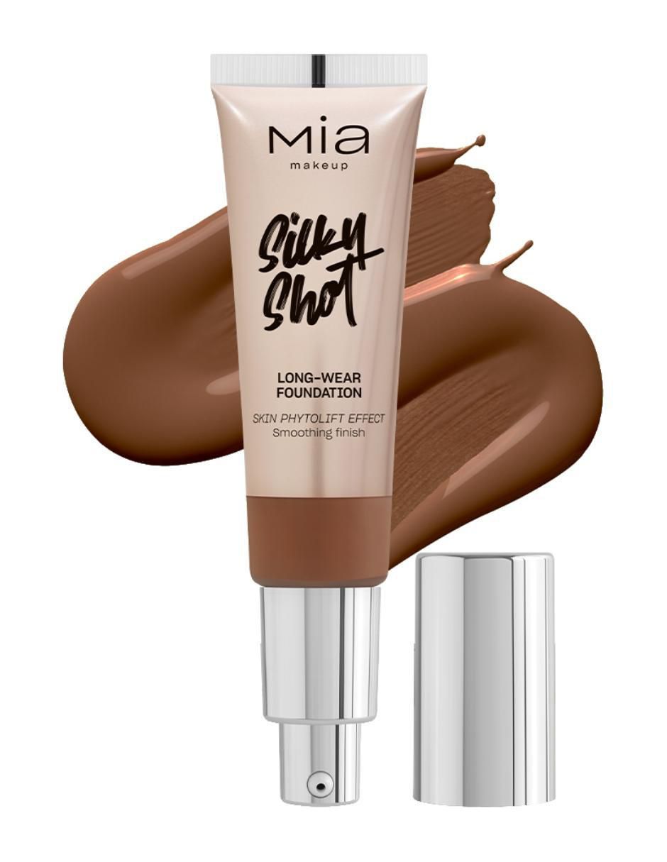 "base de maquillaje/set base de maquillaje" líquido mia makeup sin familia o colección mate