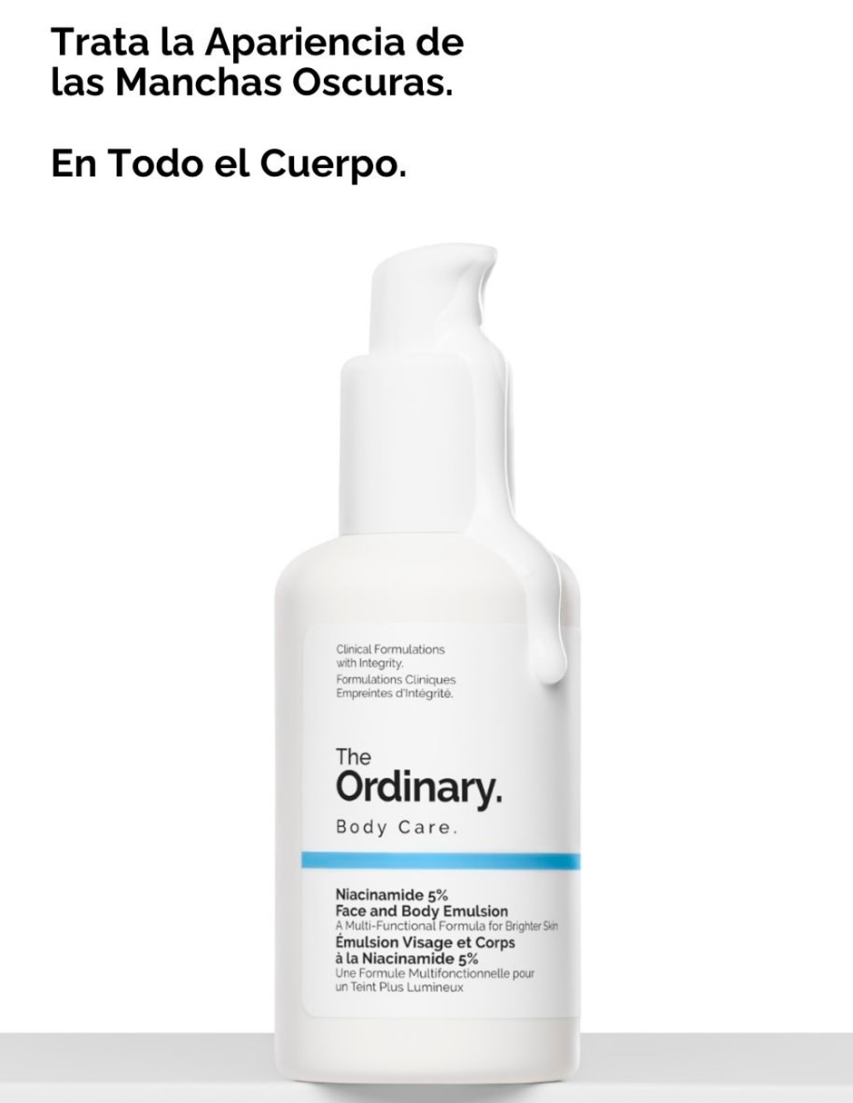 Emulsión hidratante Niacinamida 5% Face and Body Bemulsion 2