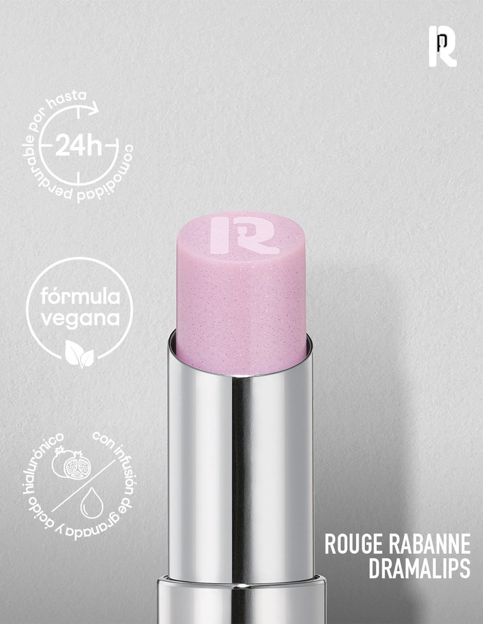 Labial aperlado Rabanne Dramalips Glassy Pearly