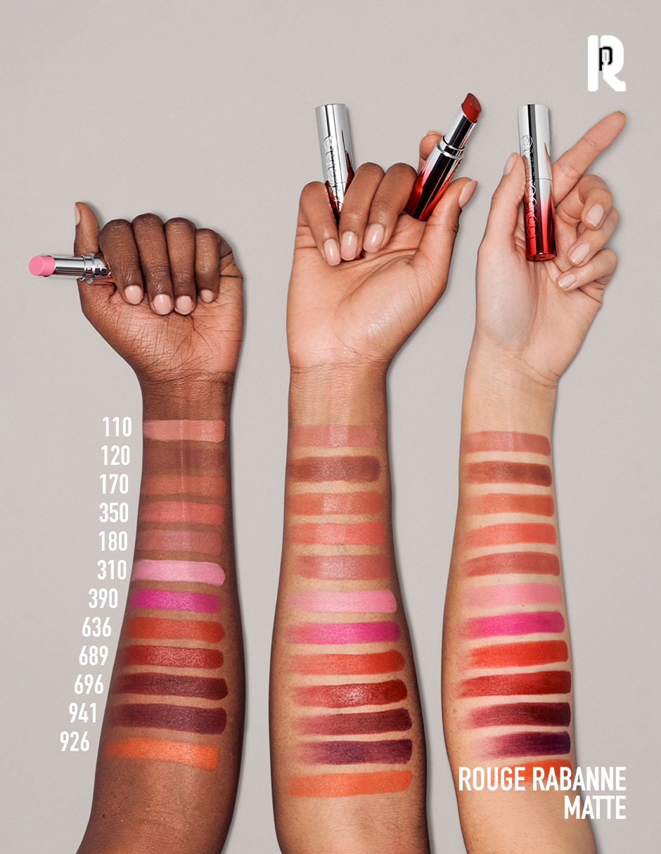 Labial mate Rabanne Famous Lipcolor Matte