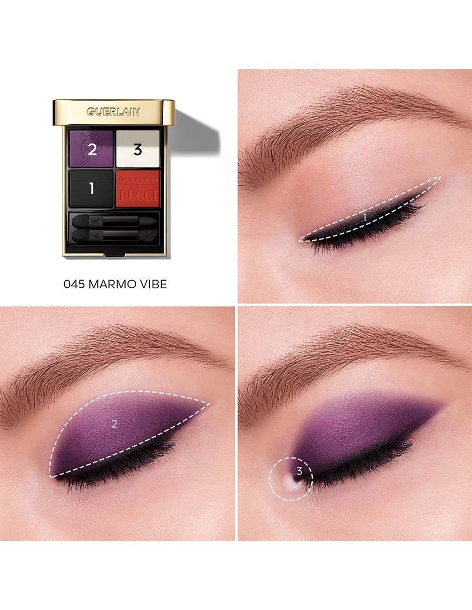 Sombra para ojos Pucci: Ombres G 4 tonos 4