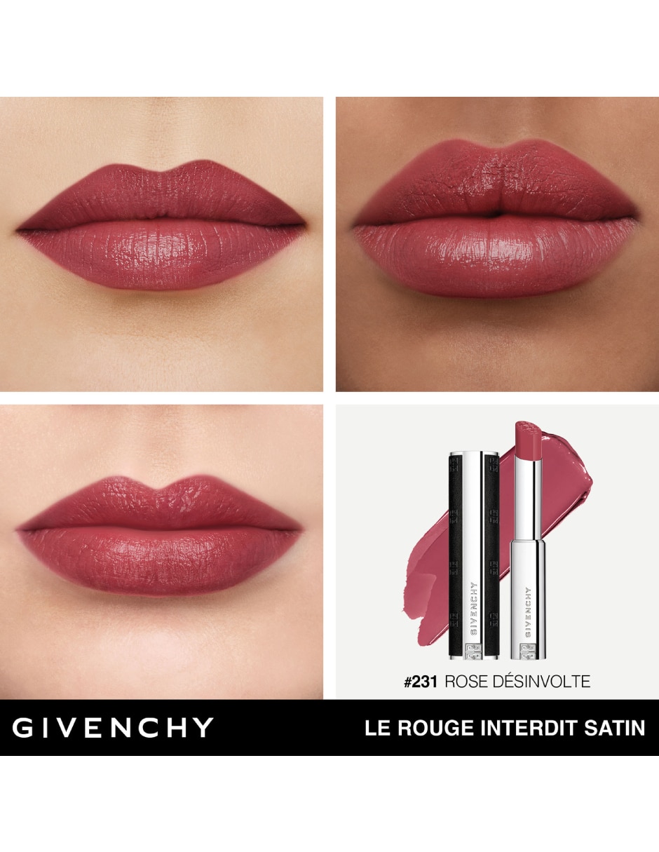 GV LE ROUGE INTERDIT SATIN,ROSA CENIZO