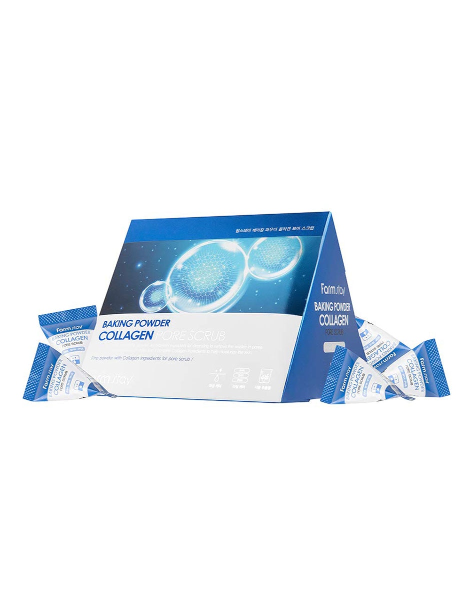 Exfoliante facial Baking Powder Collagen Pore Scrub todo tipo de piel