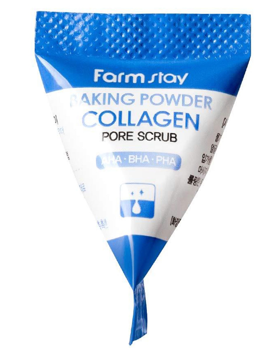 Exfoliante facial Baking Powder Collagen Pore Scrub todo tipo de piel 3
