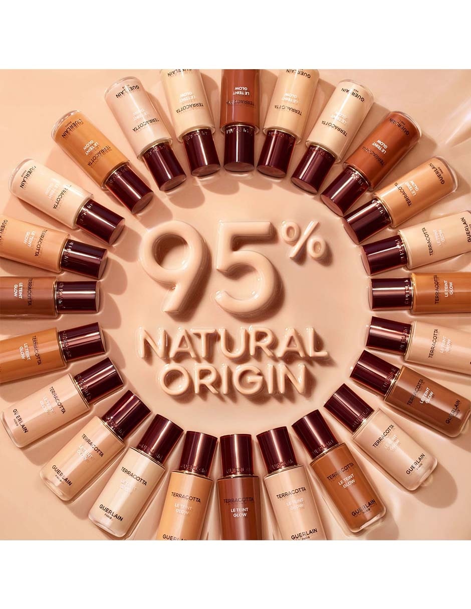 Base de maquillaje líquida Terracotta La Teint Glow luminoso 10