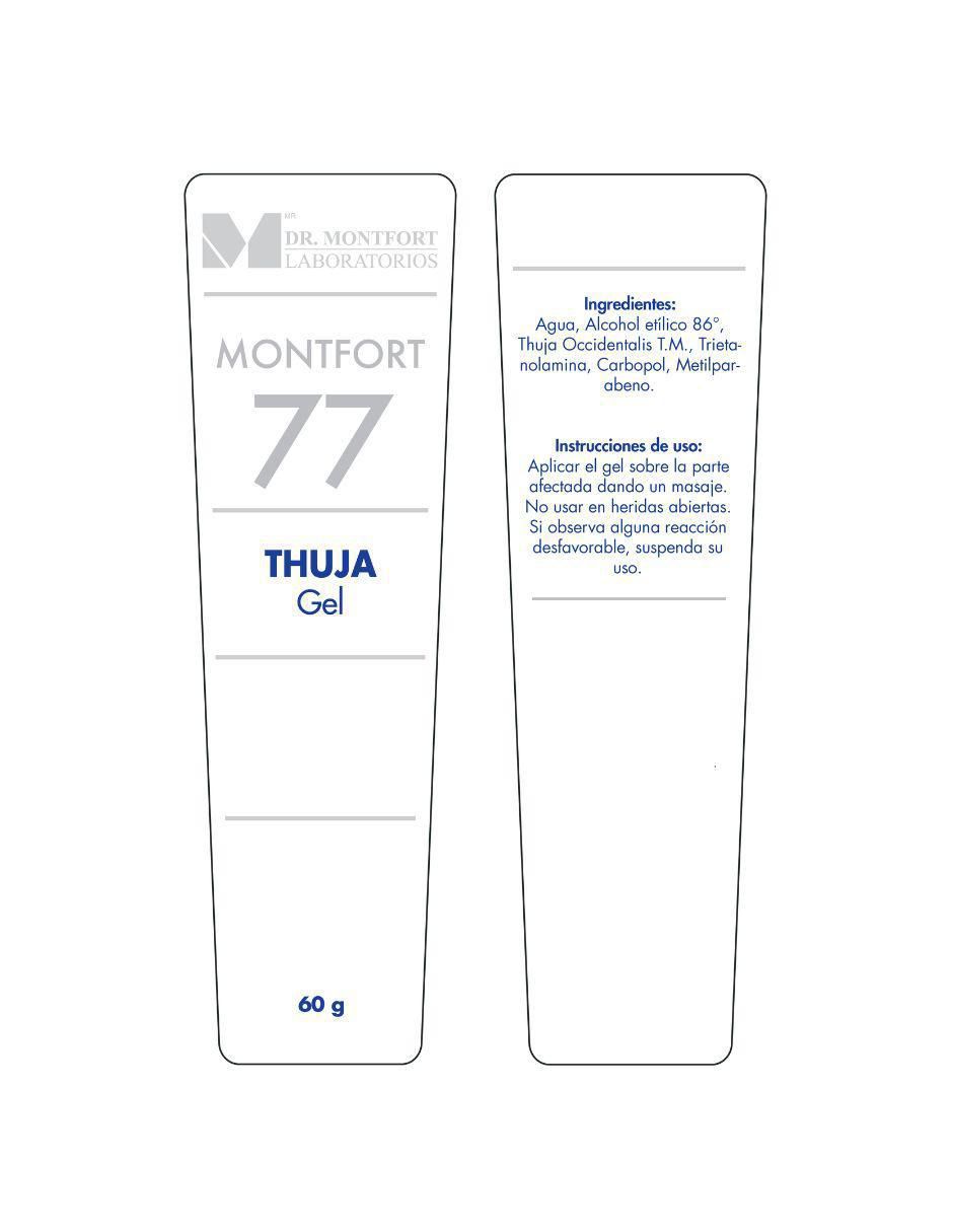 Gel corporal Limpiador Thuja 2
