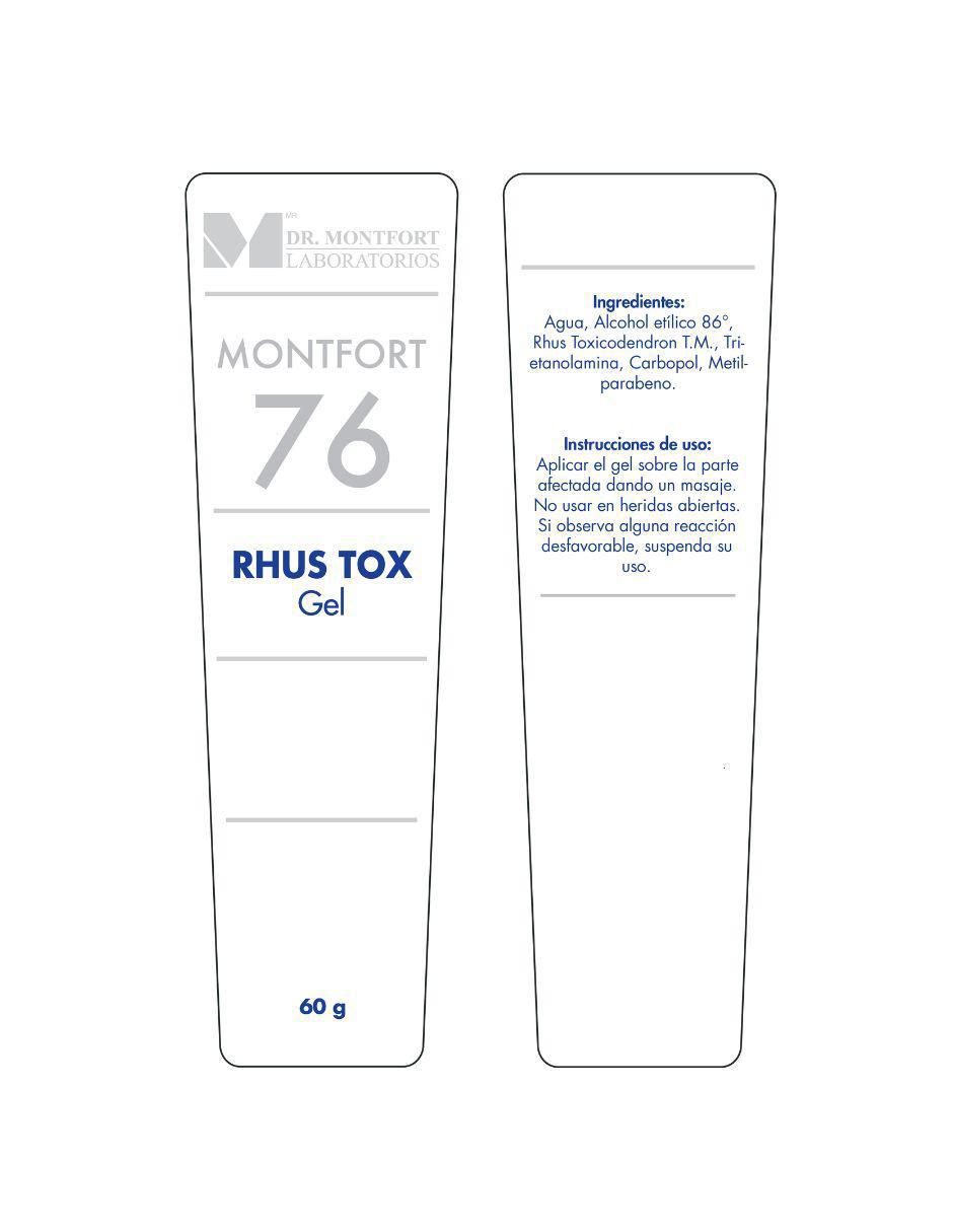 Gel corporal Relajante Rhus Tox 2