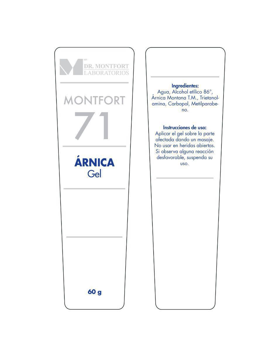 Gel corporal Relajante Árnica 3