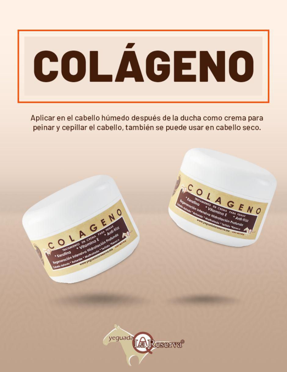 Crema para peinar para todo tipo de cabello Colágeno Para Cabello La Reserva para antifrizz 4