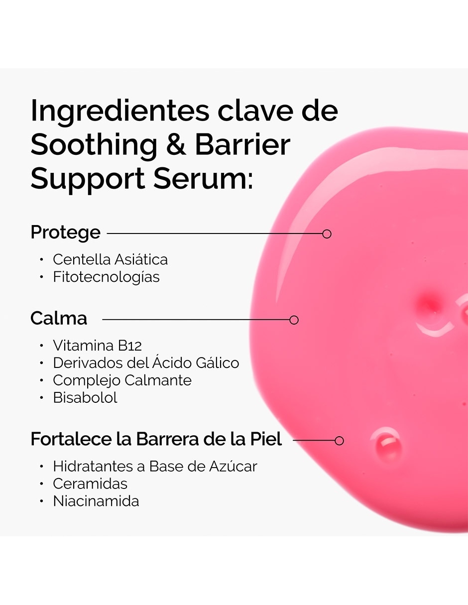 Sérum antiedad facial soothing barrier support de piel normales y sensibles 8