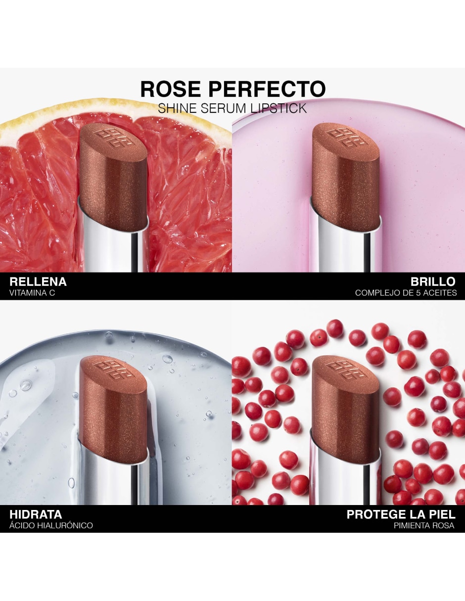 Labial brillante Sérum Rose Perfecto Shine 4