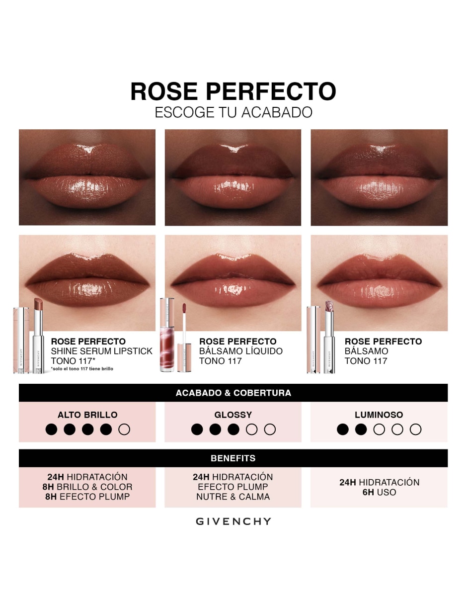 Labial brillante Sérum Rose Perfecto Shine 5