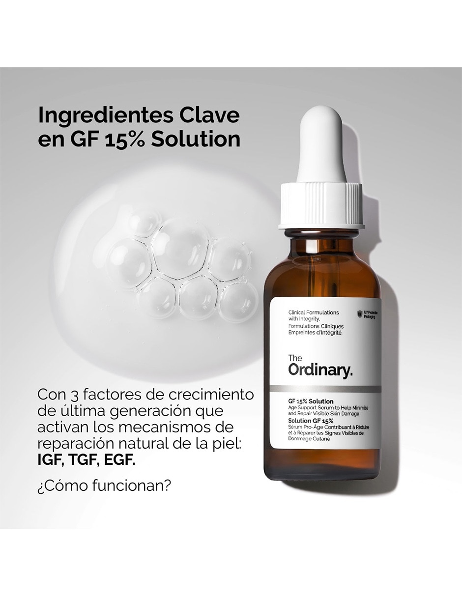 Sérum facial Growth Factors 15% Solution todo tipo de piel 30 ml 5