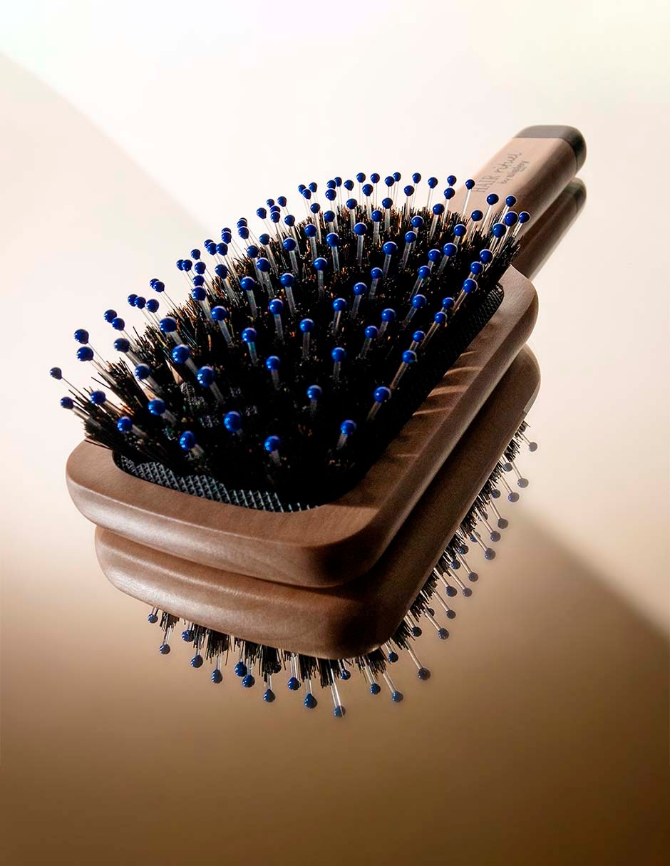 Cepillo para cabello de bambú 3