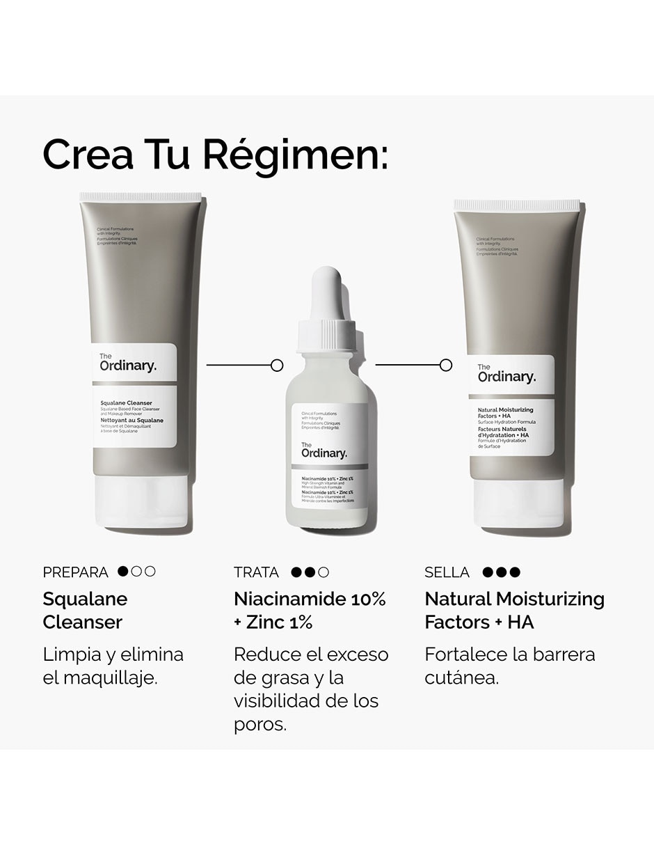 Sérum revitalizante facial Niacinamide 10% + Zinc 1% todo tipo de piel 5