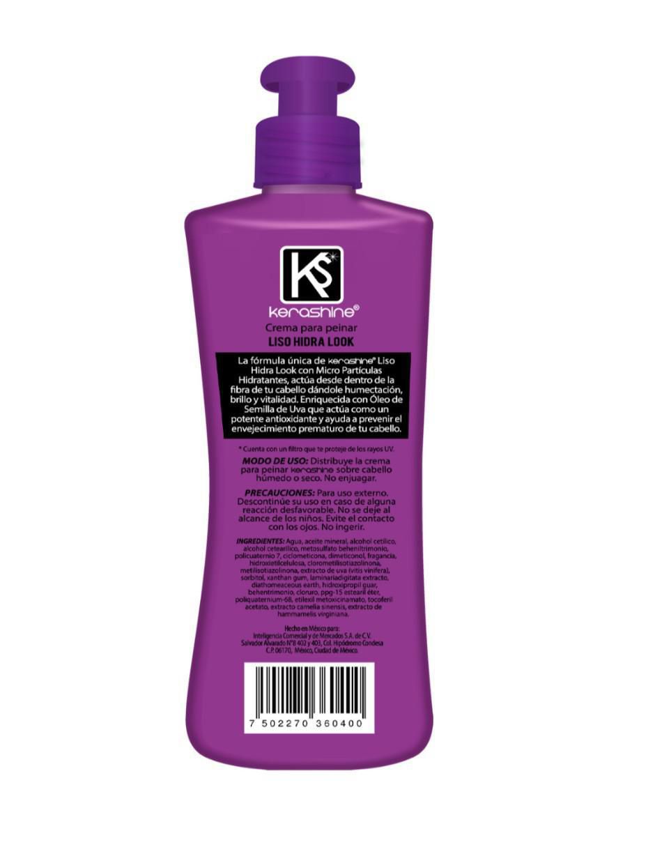 Crema para peinar cabello lacio antifrizz 3