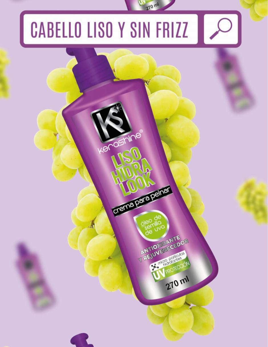Crema para peinar cabello lacio antifrizz 4