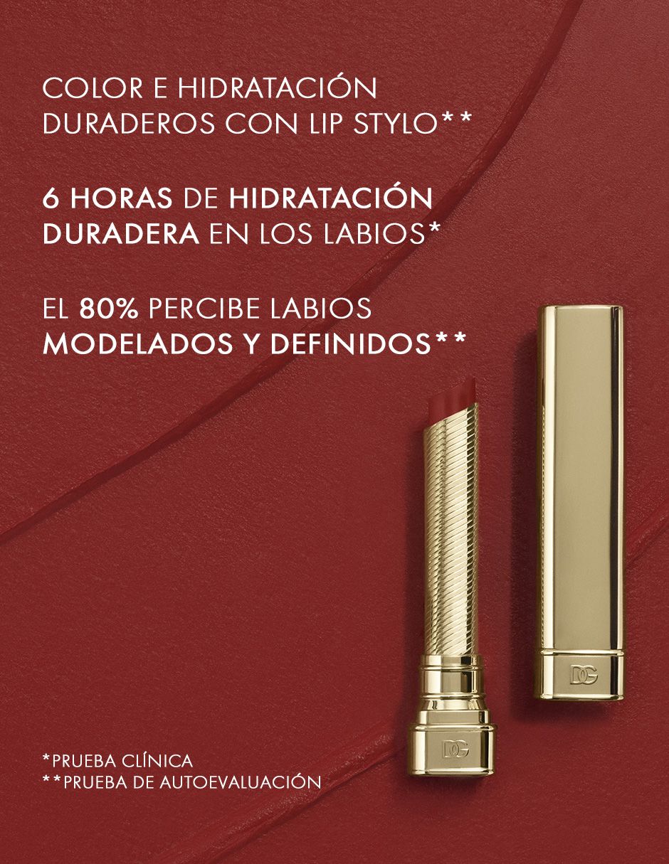 Labial satinado Dolce&Gabbana My,BORGOÑA