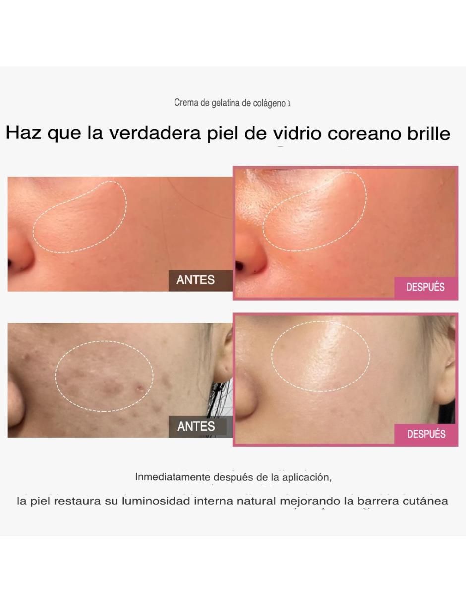 Crema facial recomendada para hidratar día y noche Collagen Jelly Cream para todo tipo piel 3