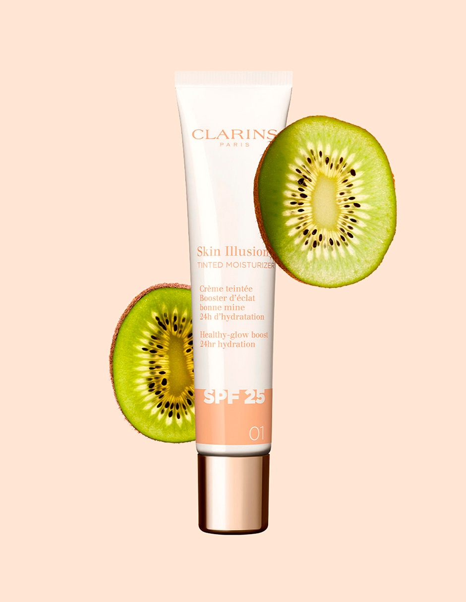 Base de maquillaje líquida Skin Illusion Tinted Moisturizer luminosa 2
