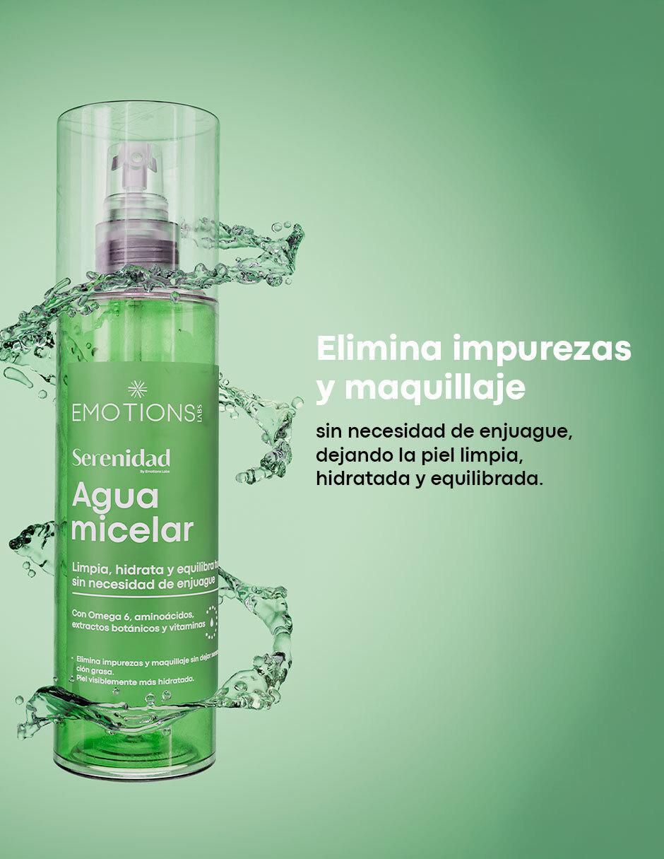 Agua micelar facial piel fresca y sin grasa  Serenidad para desmaquillar 2