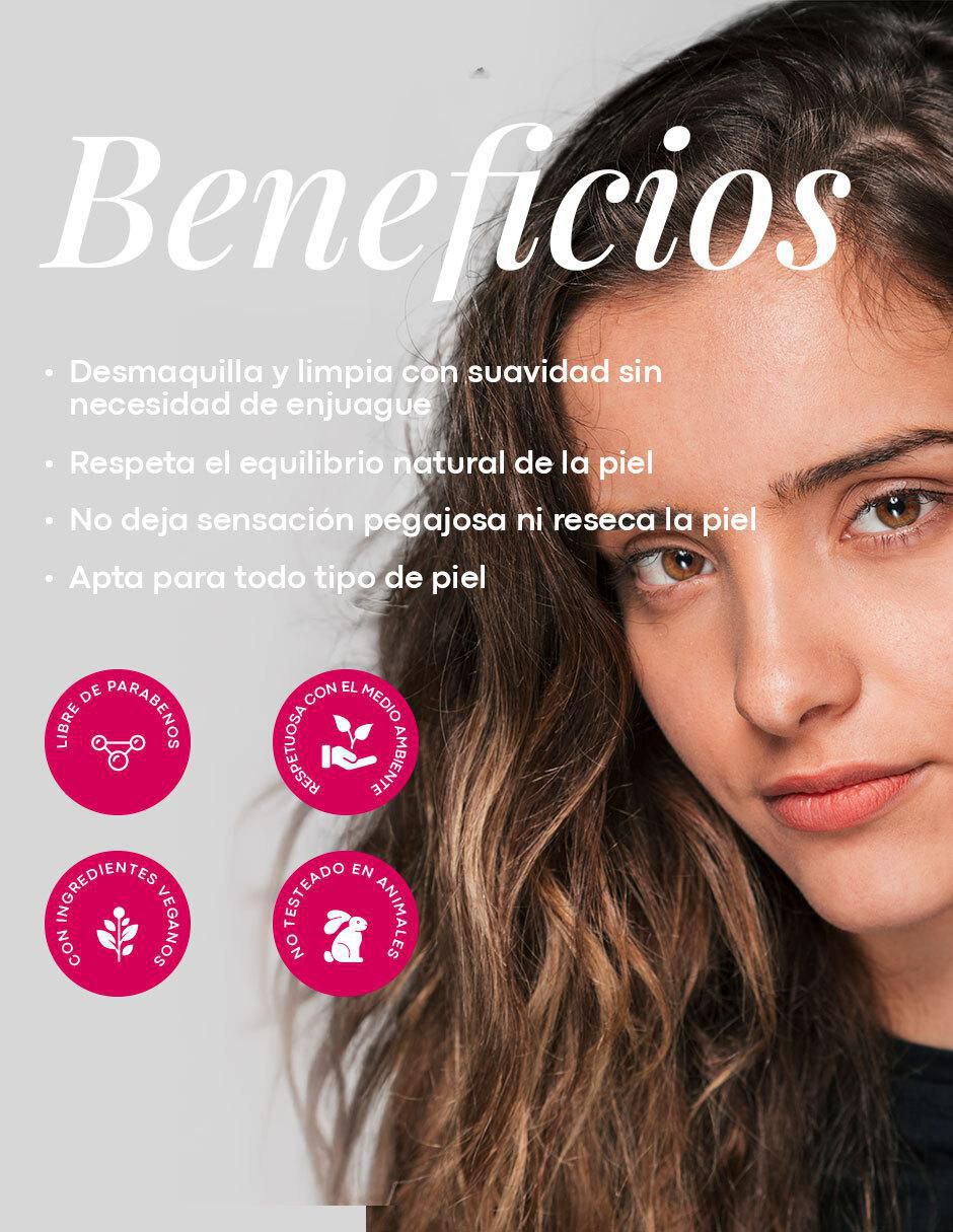 Agua micelar facial piel fresca y sin grasa  Serenidad para desmaquillar 4