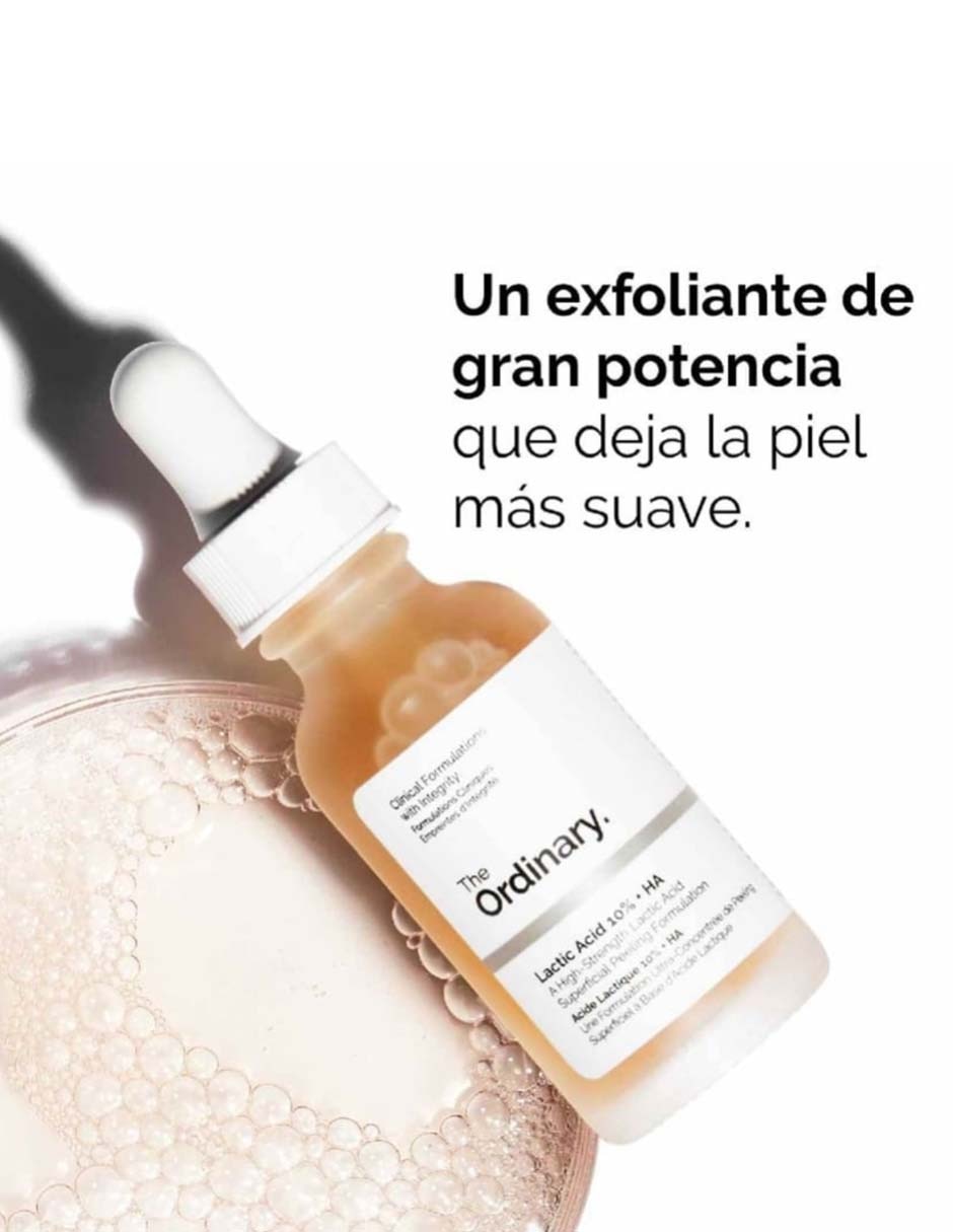 Sérum exfoliante facial Lactic Acid 10% + HA todo tipo piel 6