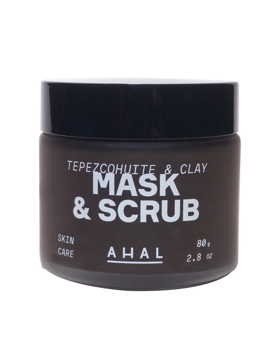 Exfoliante facial Tepezcohuite & Clay Mask&Scrub para todo tipo de piel