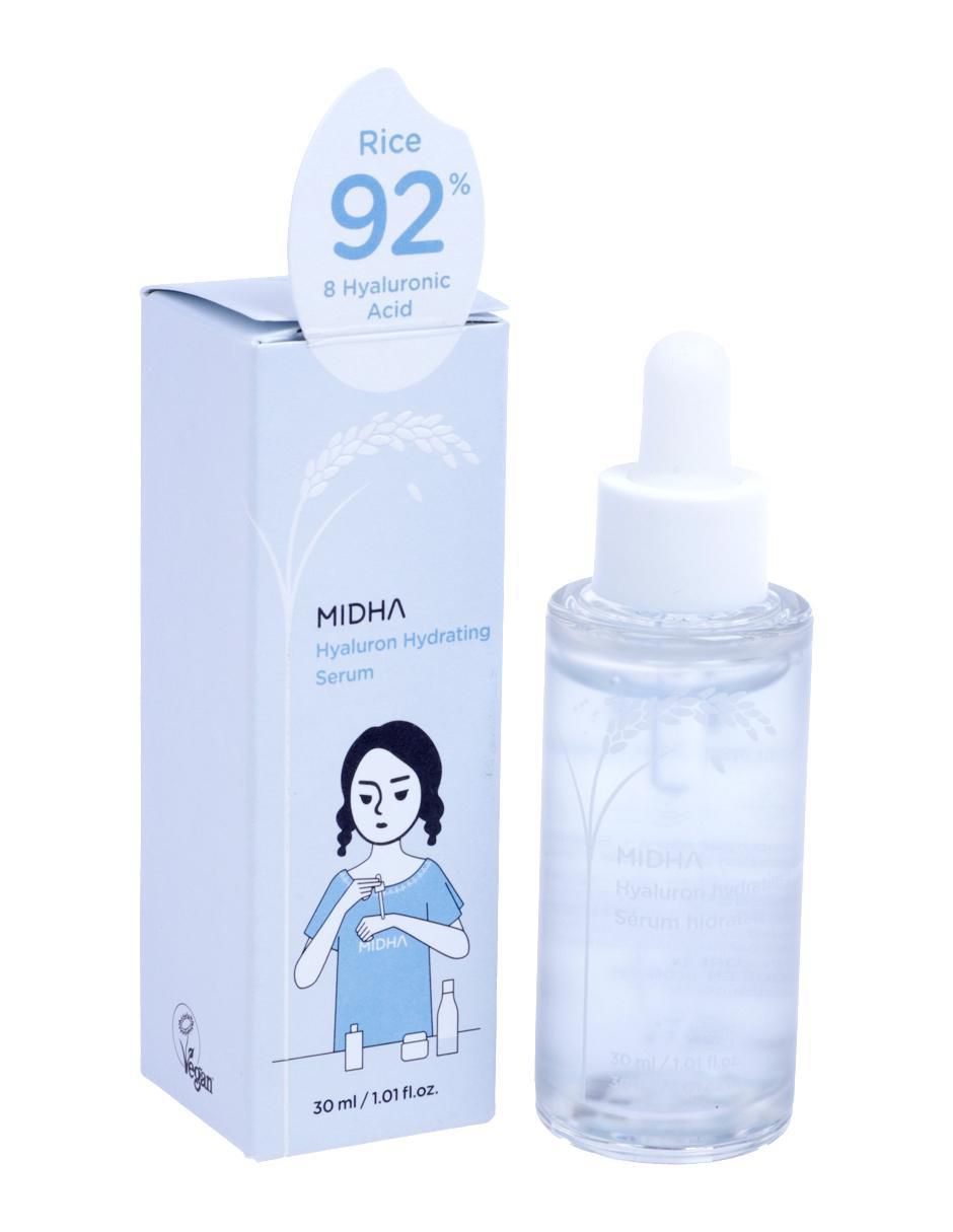Sérum hidratante facial de ácido hialurónico con extracto de arroz todo tipo de piel 2